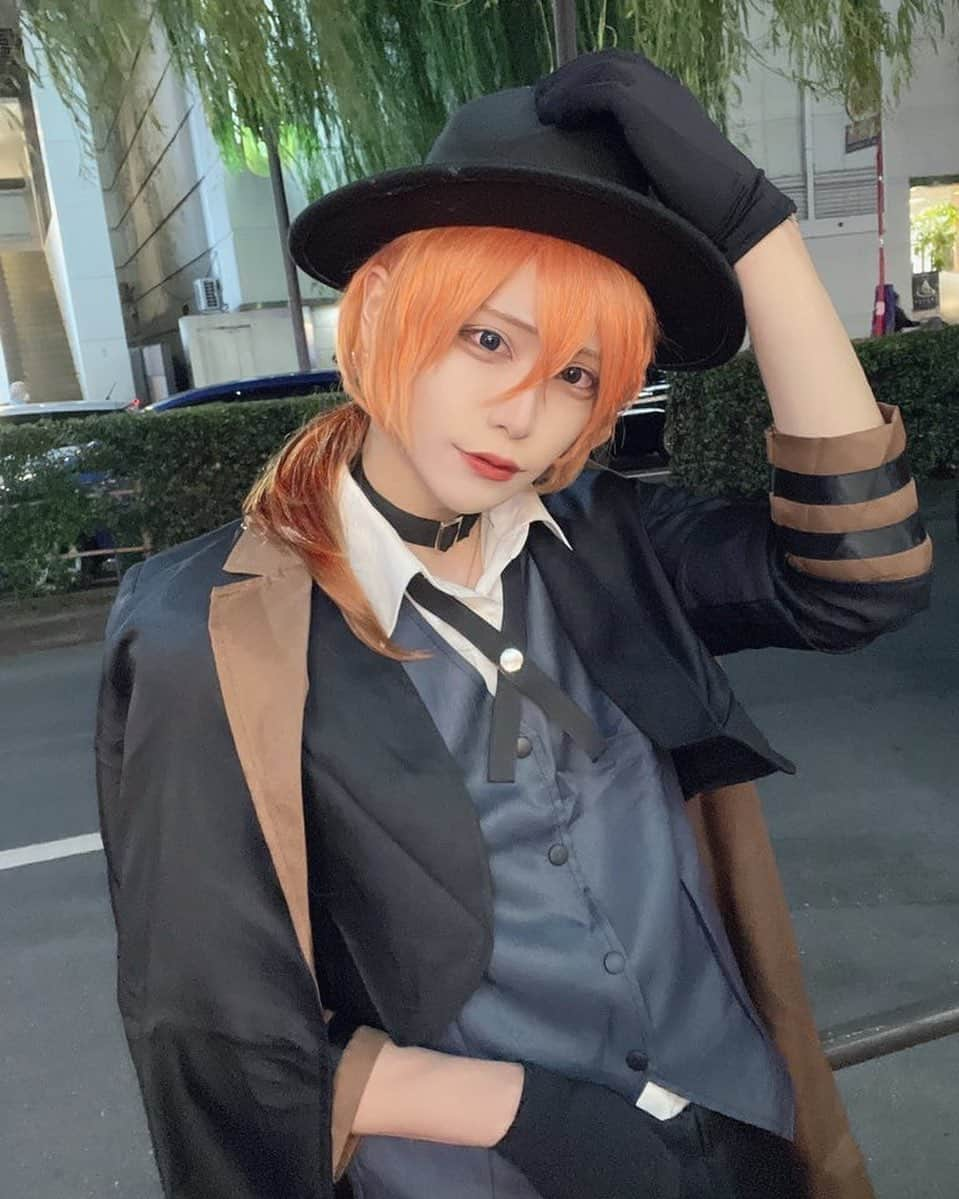 日野誓のインスタグラム：「#コスプレ　#文スト　#文豪ストレイドッグス  #中原中也  #中原中也コスプレ」