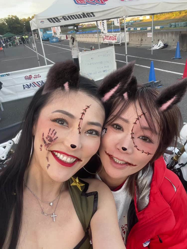 福山理子のインスタグラム：「happy Halloween🎃  #レン耐！ #ハロウィン #Halloween」