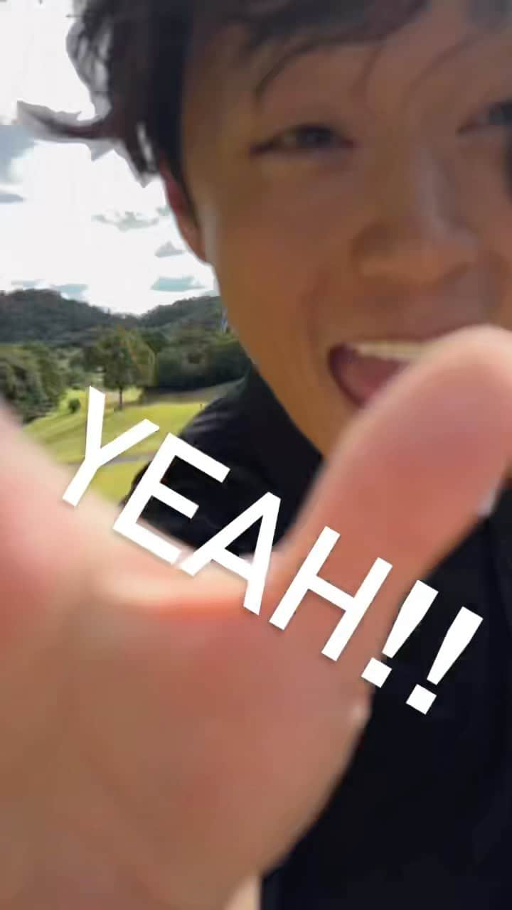 西條 祐也のインスタグラム：「YEAH!!!!! enjoy golf！！！ 楽しい仲間と周りました⛳️ このホールは全員パーでした✋」