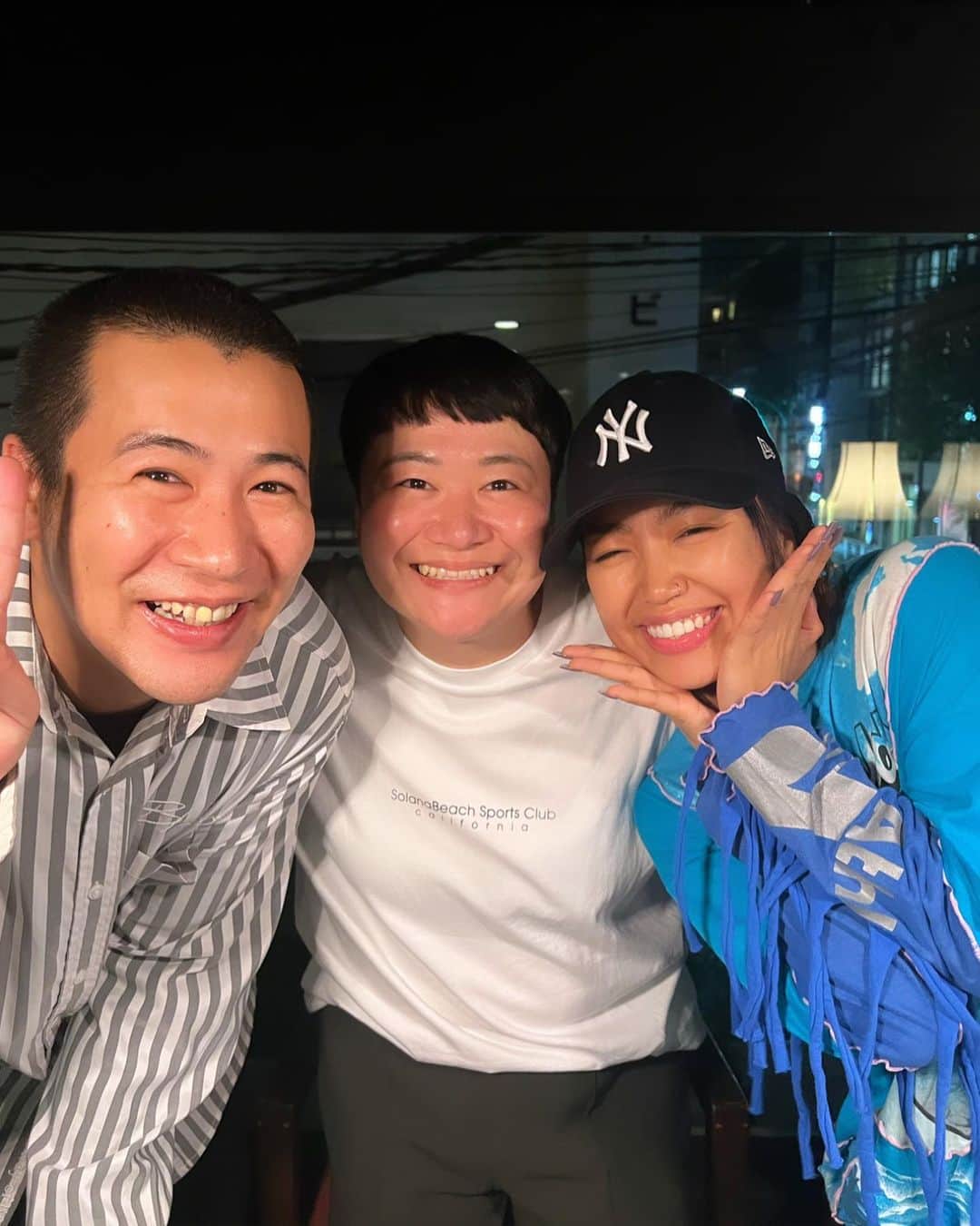 RIEHATAのインスタグラム：「らぶ！！！ @harisenbon_haruna  @kyon_cotton  JAPANESE COMEDIAN！！！！  #時間と思い出はたいせつ 🍳」
