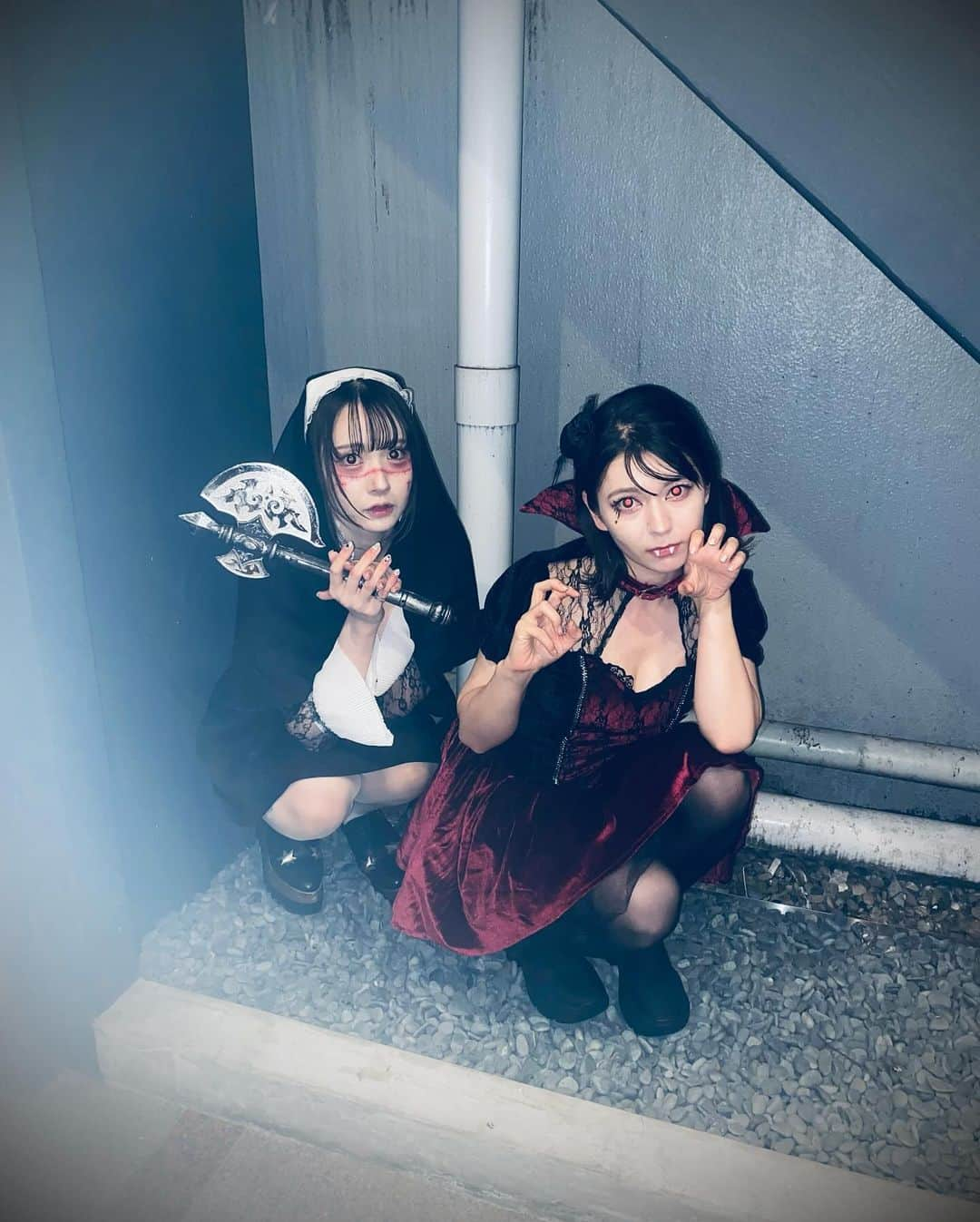 リンさんのインスタグラム写真 - (リンInstagram)「🎃   #trickortreat   #ハッピーハロウィン  #ヴァンパイア  #フラッシュ赤目  #声優  #Lynn」10月31日 18時19分 - lynn.06.01