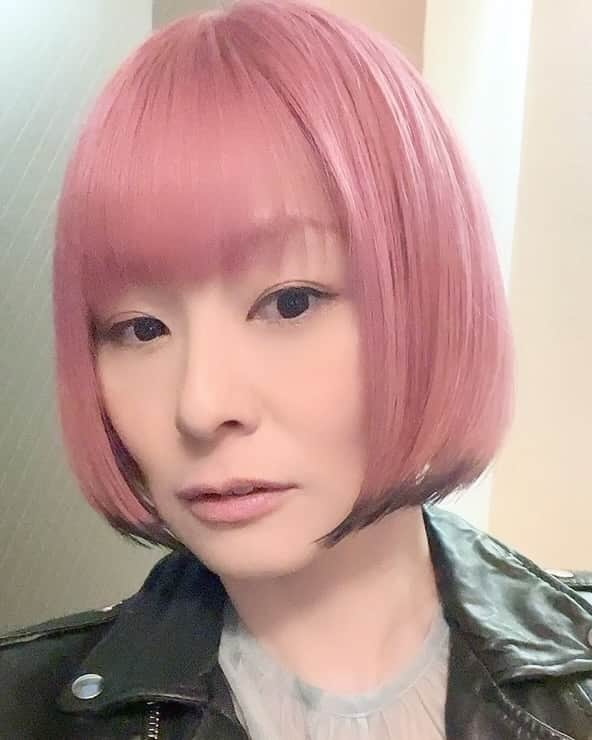 Jun Futamataのインスタグラム：「New Hair ✂︎✂︎✂︎  裾のアクセントカラー 今回は少し強めのコントラストで ピンクラベンダー×ダークグレーにしたよ🦩  #haircolor #bleachcolor #ハイトーン #ハイトーンカラー #ピンクベージュ #ミルクティーカラー #ピンクカラー #ピンクラベンダー #ハイトーンボブ #デザインカラー #毛先カラー #裾カラー #グレーカラー #2トーンカラー #헤어스타일 #머리스타그램」