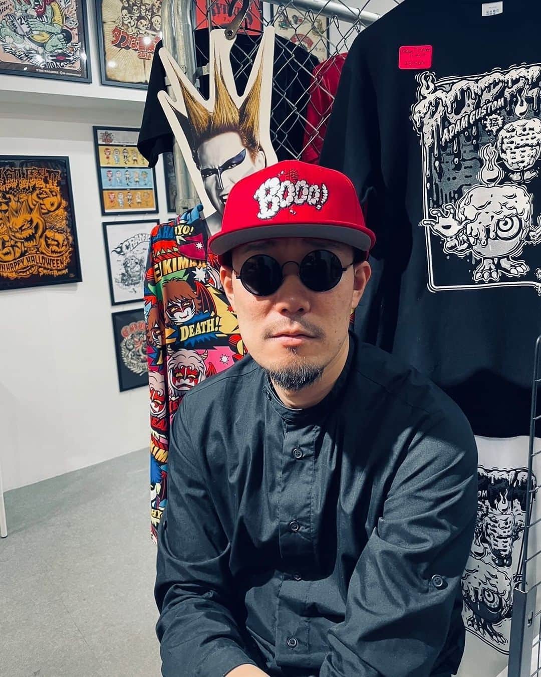 青木カズローのインスタグラム：「🎃🎃🎃 ハロウィンらしいから、ひろぽんのコスプレしたやつ載せとこうか。  #SUPERBEAVER #藤原35才広明」