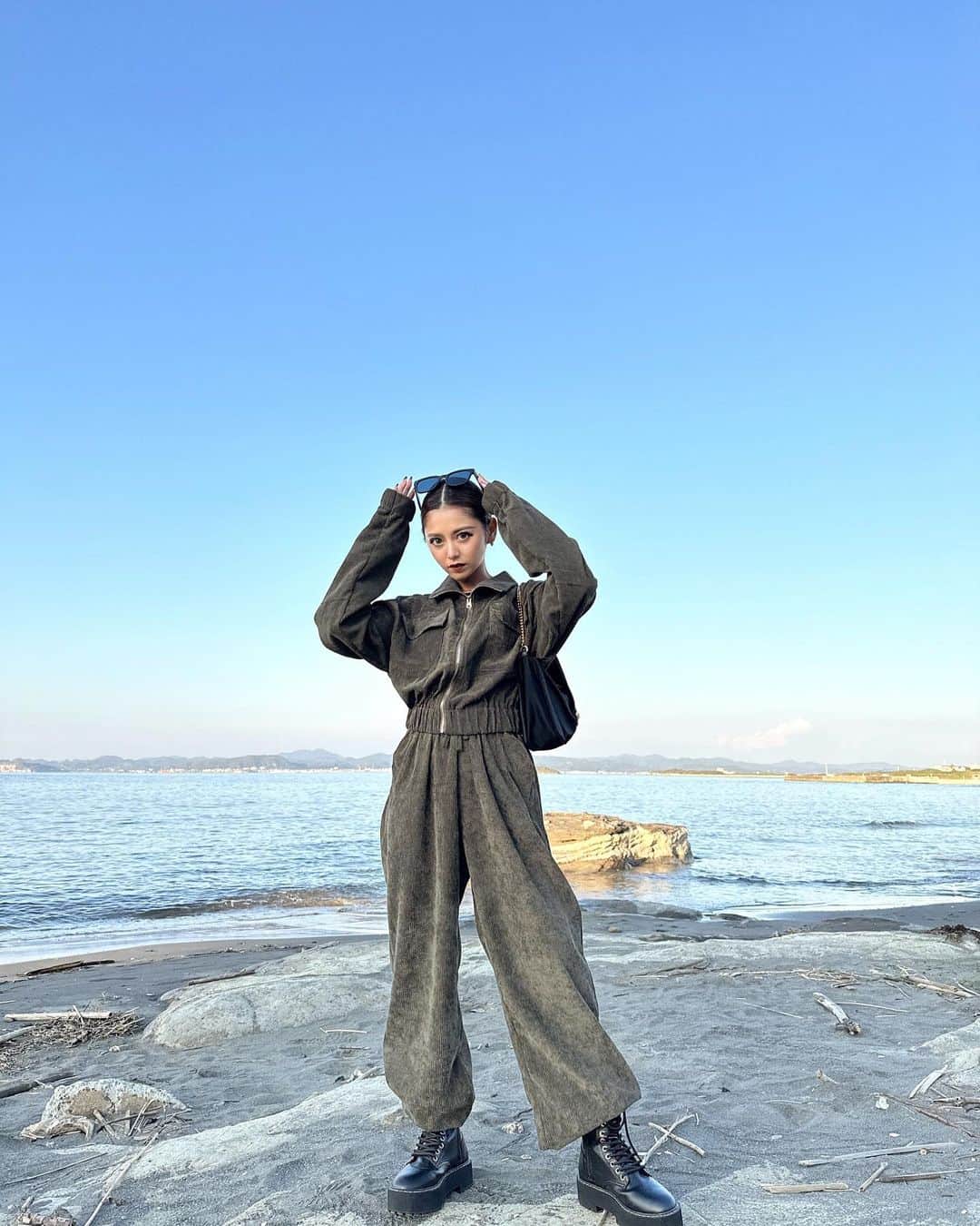 なかむらあんのインスタグラム：「1泊2日の旅行楽しかったな〜🌊 Ocean Viewで最高すぎた✌️ 波の音最高でした。」