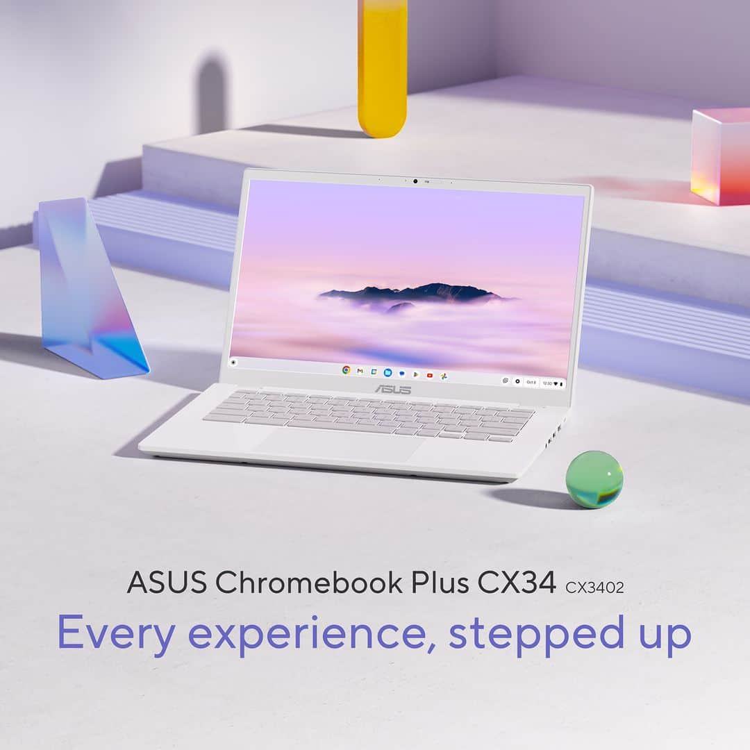 ASUSさんのインスタグラム写真 - (ASUSInstagram)「Packed with features to help you achieve more, ASUS Chromebook Plus CX34 is offering double the speed, double the memory, and double the storage, plus AI-powered Google and Adobe features to do more of what you love. #ChromebookPlus #ASUS」10月31日 19時00分 - asus