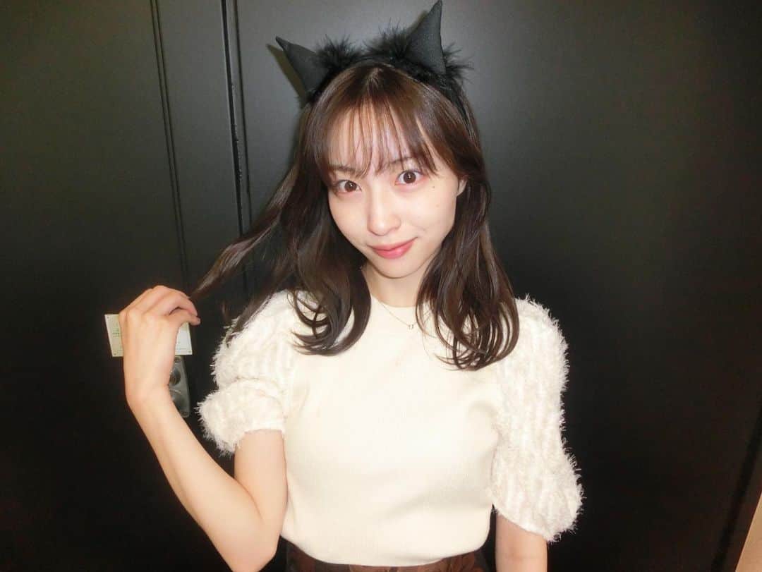 林佑香さんのインスタグラム写真 - (林佑香Instagram)「🐈‍⬛  Happy Halloween🎃」10月31日 19時08分 - yuka.hayashi_