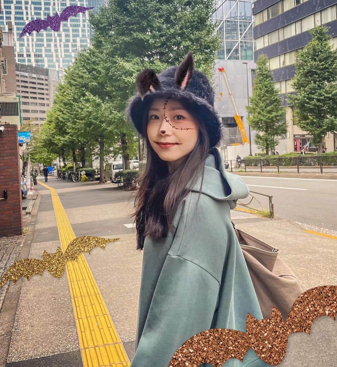葉山柚子さんのインスタグラム写真 - (葉山柚子Instagram)「#happyhalloween #🎃🎉  #好きなお菓子は紅茶のバウムクーヘンです」10月31日 19時18分 - hayama_yuko