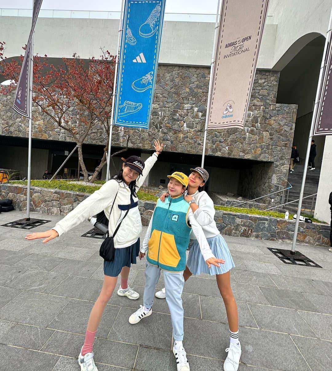 ヒョニ・カンのインスタグラム：「올해도 함께해서 행복했어요!🫶 2023 ADIDAS OPEN MC80 INVITATIONAL 💚 #adidasgolf #2023adidasopen  #hyoni_golf」
