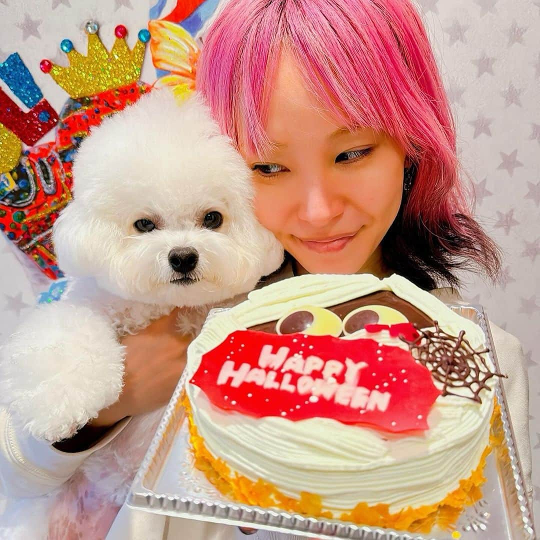 のインスタグラム：「👻🎃😈🐶🎂」