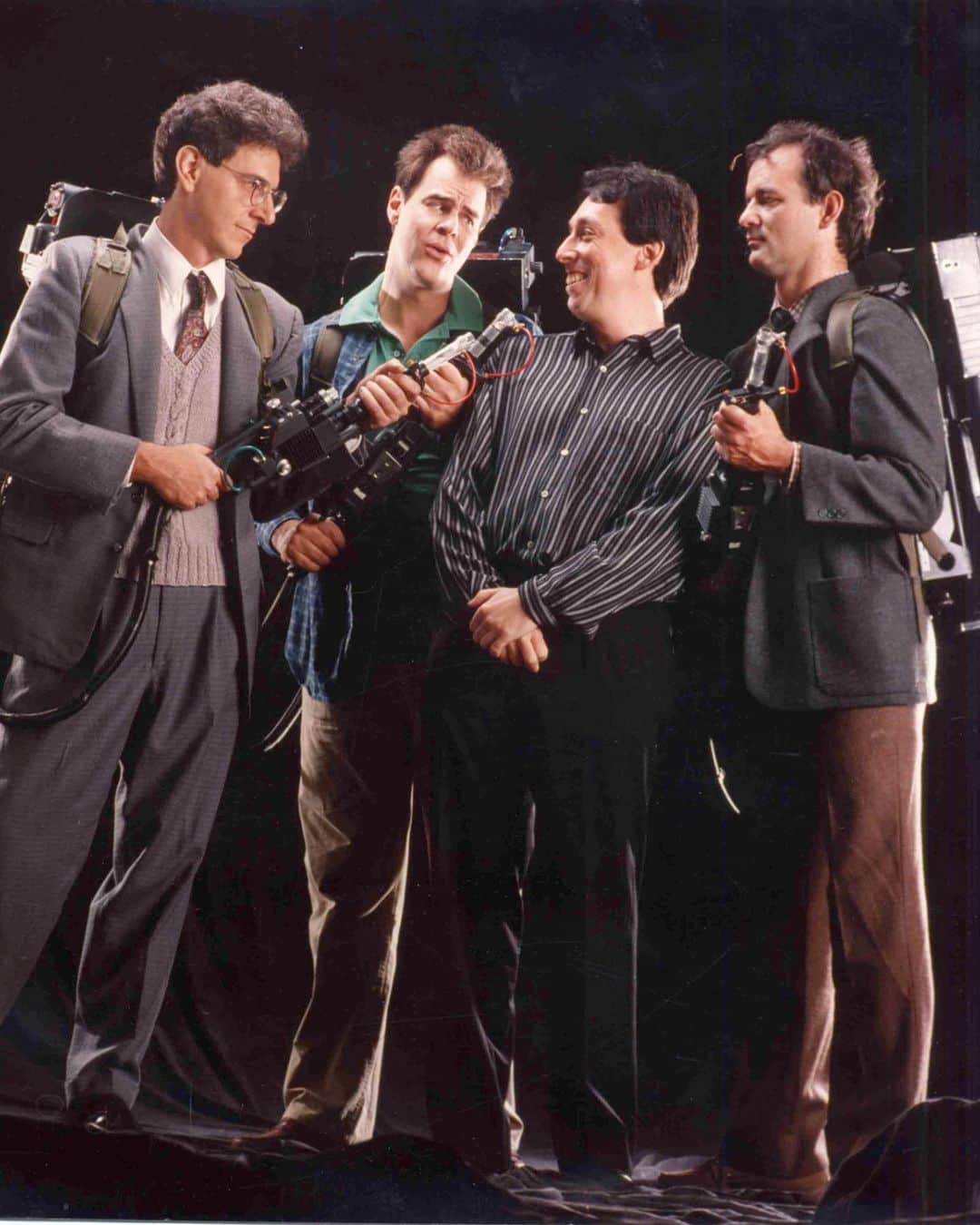 クリスティーズのインスタグラム：「Who ya gonna call?   Ivan Reitman made a name for himself directing and reimagining the Hollywood blockbuster, including the cult classic Ghostbusters.    Released in 1984, Ghostbusters became an instant hit and went on to become the second-highest-grossing film of the year. Through using elements of sci-fi, horror, thriller, and humor, Reitman reinvented the comedic genre and created a model that many Hollywood directors still attempt to emulate today. Just a few years later in 1989, Reitman directed the sequel Ghostbusters II, which nearly doubled the first movie’s box-office. Reflective of the series’ widespread popularity, many trick-or-treaters donned proton packs on their backs the year the sequel was released. In fact, dressing up as one of the Ghostbusters was the most popular Halloween costume in 1989.   Ivan Reitman left behind an incomparable legacy in film, as well as a mark on favorite Halloween costumes through today. This November, his personal collection comes to Christie’s.   Visit our Rockefeller Galleries today to explore the collection of Ivan and Genevieve Reitman, including a special exhibition of memorabilia from his cinematic oeuvre!」