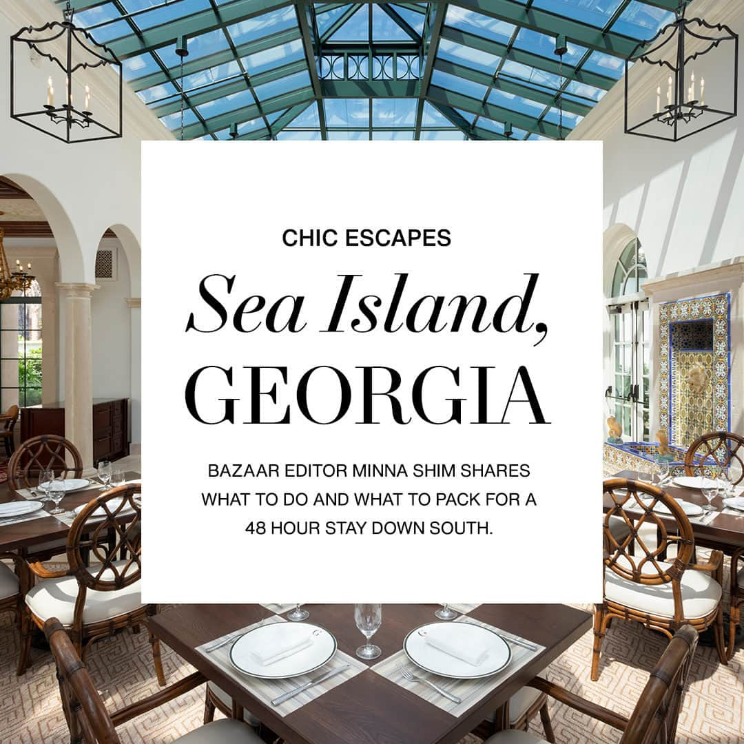 ShopBAZAARさんのインスタグラム写真 - (ShopBAZAARInstagram)「You don’t have to travel far and wide to experience a remarkable vacation. Just a weekend at Sea Island Resort in Georgia is enough to revitalize your mind, body, and soul. SHOP BAZAAR Editor @ohminna shares what to do and what to pack for a 48 hour stay down South. Shop the link in bio! #SHOPBAZAAR」11月1日 5時30分 - shopbazaar