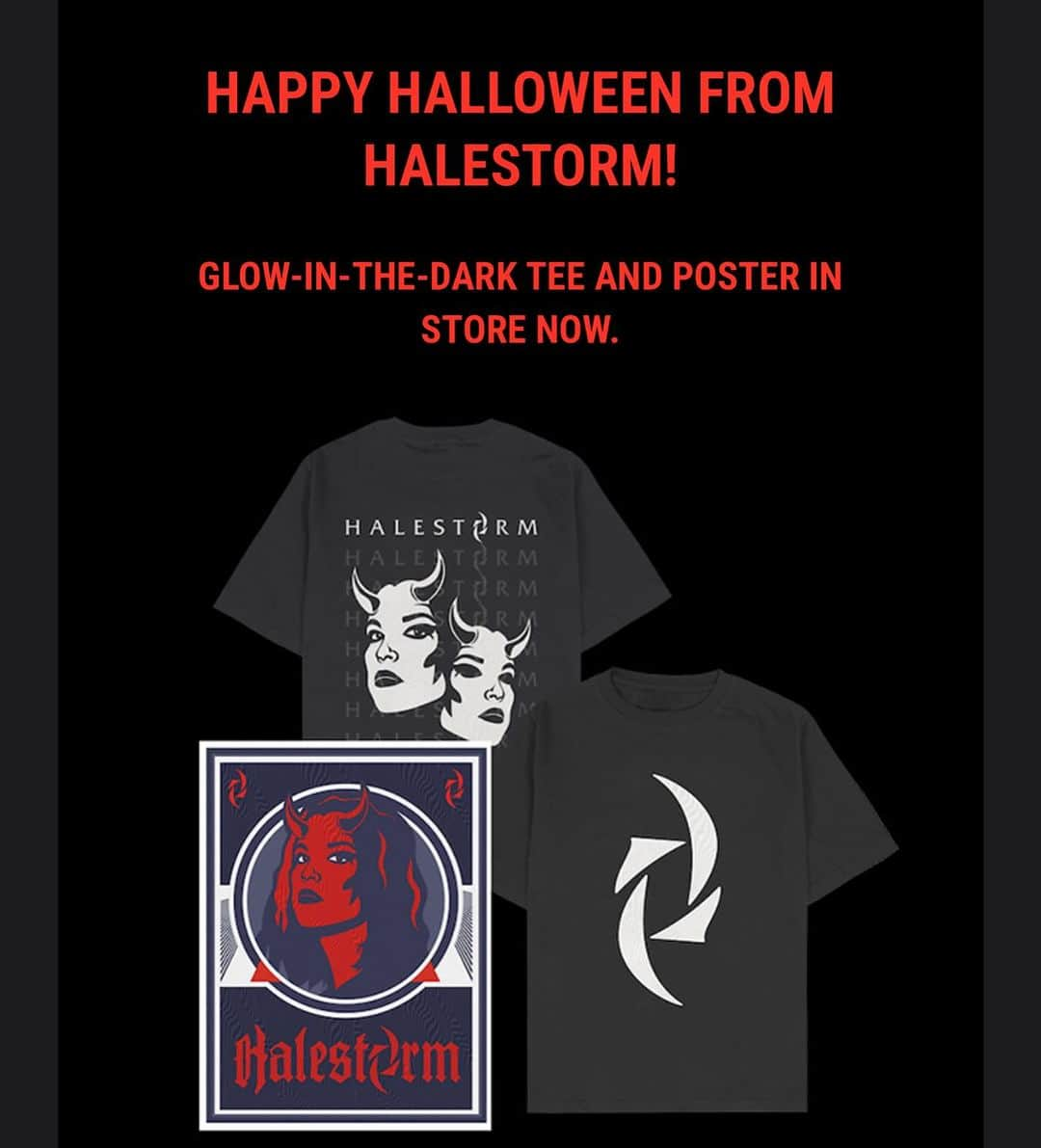 ジー・ヘイルのインスタグラム：「Get em while HALEOWEEN lasts! Link in bio」