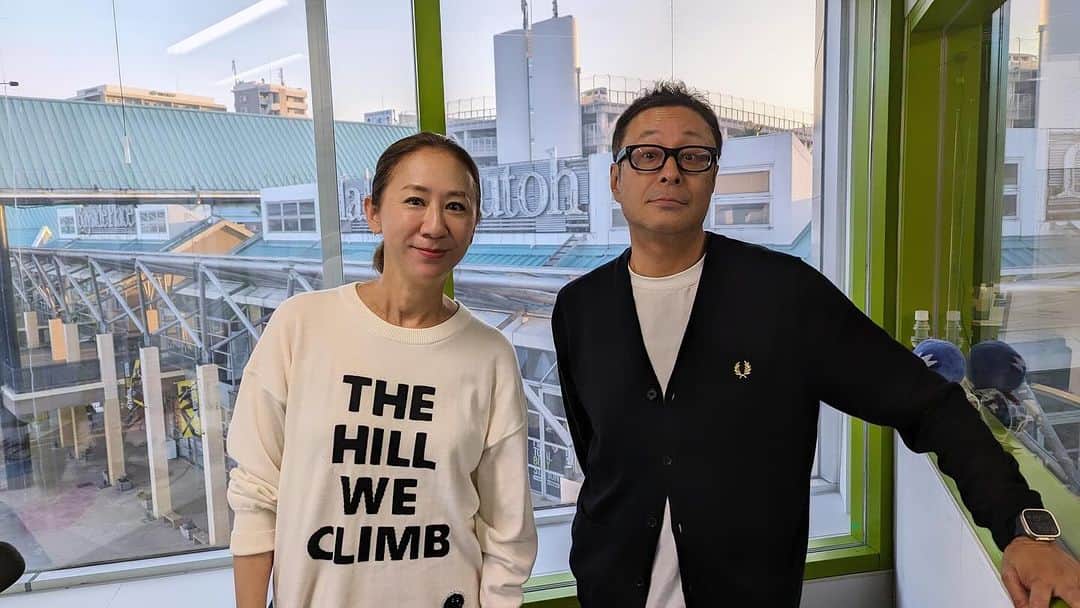 栗田善太郎のインスタグラム：「めっちゃ久し振りに 2人でOAした8分間でしたな。  #crossfm」