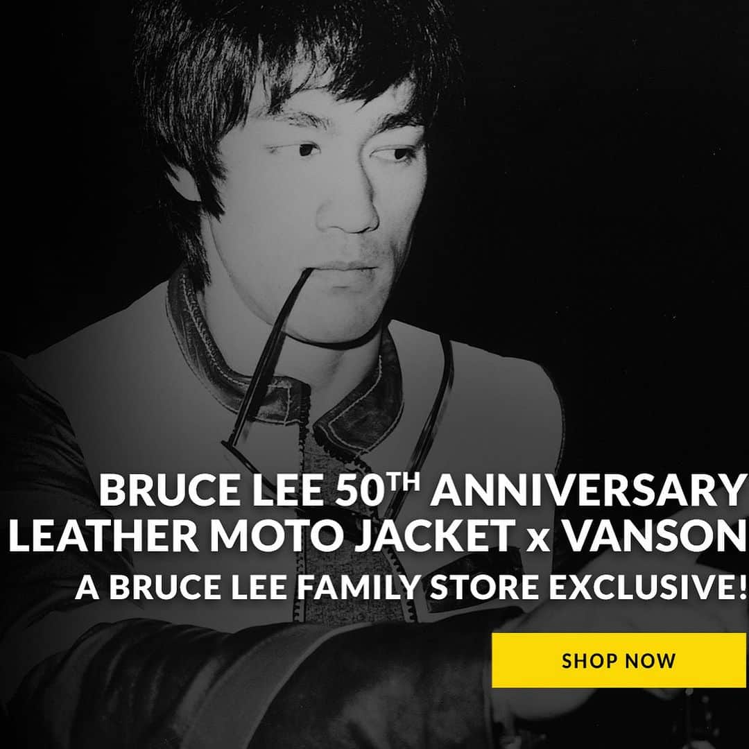 バンソンさんのインスタグラム写真 - (バンソンInstagram)「We've partnered with Bruce Lee estate to commemorate this extraordinary milestone with the Bruce Lee 50th Anniversary Leather Moto Jacket. Only 50 will be made, hand built to last a lifetime with an insistence on the highest quality materials and a profound respect for craftsmanship. Modeled after the jacket that Bruce himself wore, this replica pays homage by being an exact facsimile, right down to the last stitch. Embrace the indomitable spirit, channel your inner warrior, and honor the legendary journey of a true martial arts icon. #vansonleathers #brucelee   Exclusively available on www.shop.brucelee.com」11月1日 5時40分 - vansonleathers