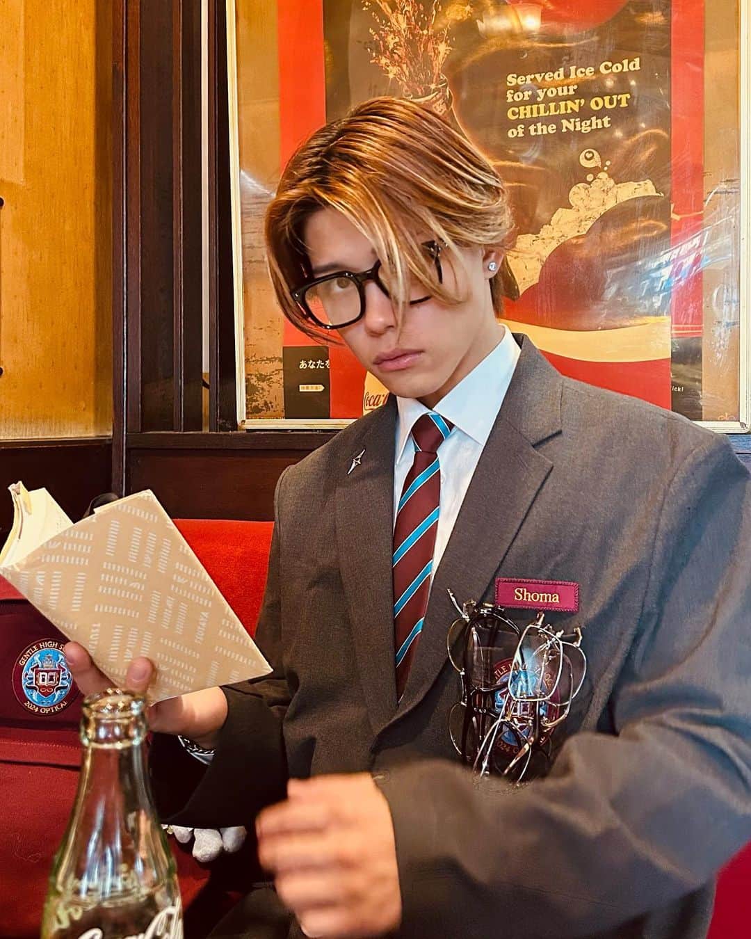 南雲奨馬のインスタグラム：「Hi GENTLE HIGH SCHOOL 🏫👋」