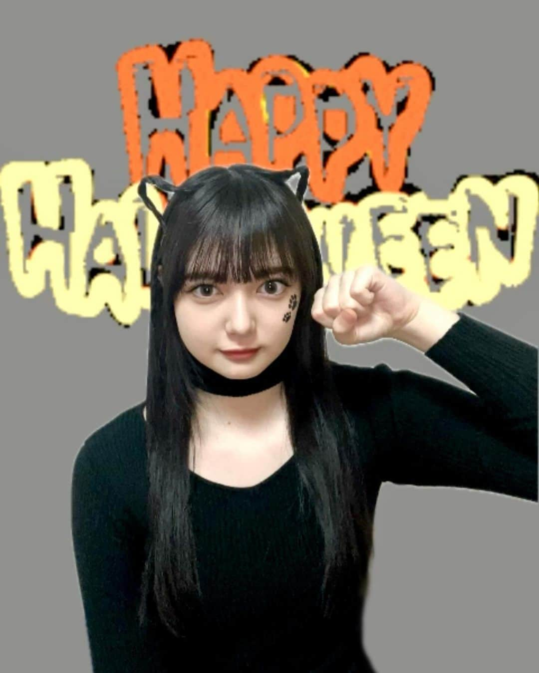 菅井純愛さんのインスタグラム写真 - (菅井純愛Instagram)「・  🎃HappyHalloween🎃  今年はちゃんと仮装できなかったけど美味しいクッキー食べて満足〜〜   #halloween  #ハロウィン  #halloweencookies  #halloweenmakeup  #ハロウィンメイク  #猫耳  #06  #06년생  #06line  #高校生  #jk  #jkブランド  #jk2  #sjk  #17歳  #17yearsold  #174cm  #tallgirls  #高身長女子  #japanesegirl  #highschoolgirls  #catears  #할로윈  #고등학생  #모델  #일본여자  #คนญี่ปุ่น  #นักเรียน  #셀카  #catstyle」10月31日 21時26分 - aria_sugai