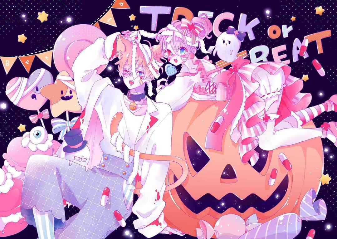 目黒あむのインスタグラム：「🎃✨ ⁡ 過去のカレンダーイラストだったハロウィンイラスト👻 ⁡ 元々頻度高くないですが最近はさらにsns全然更新できずですみません😭 忙しかったり体調崩したりでなかなか難しく…（頭痛の頻度減らす為の治療始めました💊）年末までとんでもスケジュールなので今後もなかなか更新できないかもですが、できる限り更新できそうな時はしたいなにかしら…！ ⁡ それとツイッターがXに変わってから、○分以内に大量♡したらシャドウバンだの大量リプしたらシャドウバンだのというのを見かけ…本当か嘘かわからないけど恐ろしくてみなさんのリプなどに全然反応できてない状況ですが、インスタの方も含め全部元気もらってます🙏🥹（毎日ちょっとずつ♡押したりするのでいつのだよ！みたいになってもスルーしてください笑） お手紙や感想などもいつも本当にありがとうございます（；＿；）✨ ⁡ ひとまず年末まで仕事仕事仕事！を身体に気を付けつつ頑張ります💪一気に寒くなってきたのでみなさんも体調気をつけて日々を過ごしてくださいね…！！ ⁡ あ、最後に…最近は日プガールズが毎週の楽しみで息抜きになってます！☺️みんな可愛い！ ⁡ コメント♡フォローメンションなどいつもありがとうございます🙇‍♂️✨ ⁡ #ひなたのブルー #少女漫画  #ハロウィン #halloween #comic #illustration」