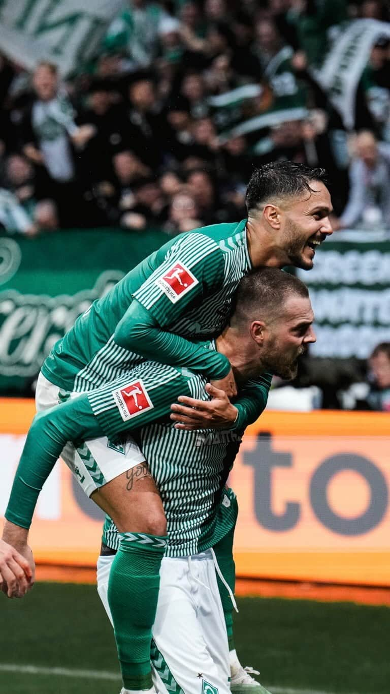 ヴェルダー・ブレーメンのインスタグラム：「Einfach TRAUMHAFT 💚🤍⚽️ _____ #werder #bremen #svw #llgw #ducksch」