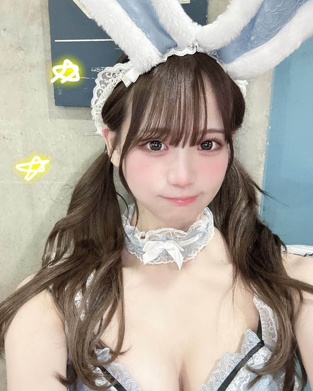 和田海佑のインスタグラム：「Trick or Treat 🧊🪞🩵🫧☁️  #NMB48 #ハロウィン #コスプレ #バニーガール #ツインテール ##좋아요 #셀카 #팔로우 #데일리룩」