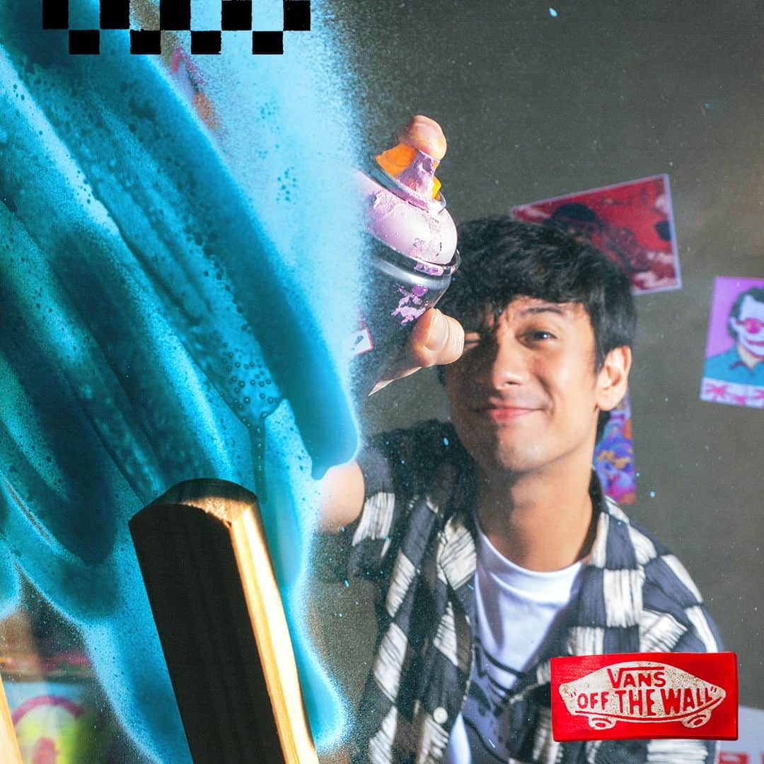 Vans Philippinesさんのインスタグラム写真 - (Vans PhilippinesInstagram)「Splashin' colors in every spray. Take a page from @racobell’s book and unleash a way of your own. #VansPhilippines #thisisoffthewall 🏁🏁🏁」10月31日 22時01分 - vansphilippines