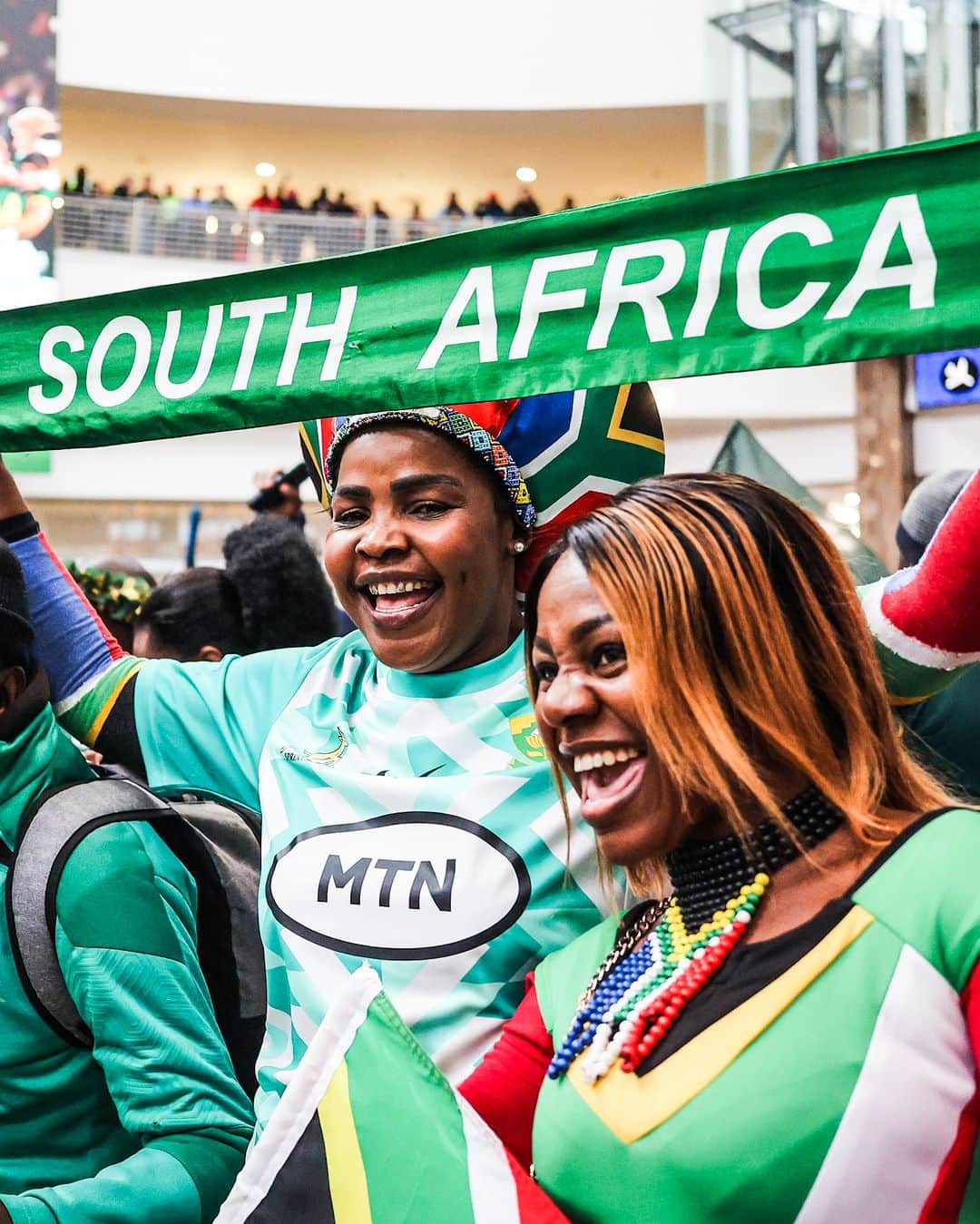 ラグビー南アフリカ代表さんのインスタグラム写真 - (ラグビー南アフリカ代表Instagram)「Home sweet home 🇿🇦🏆 #Springboks #StrongerTogether  📸 Gallo Images」10月31日 22時01分 - bokrugby