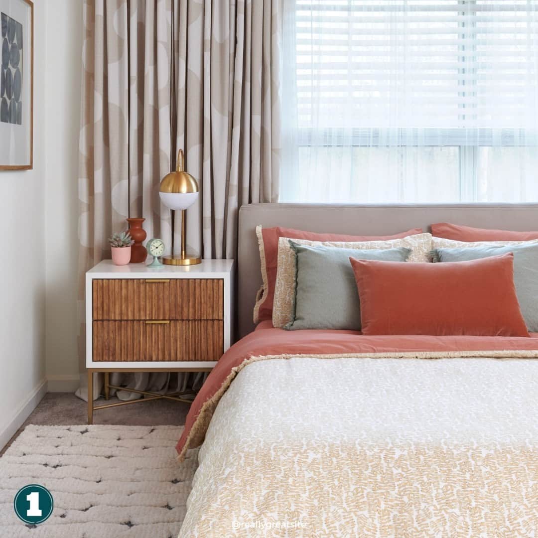 HGTVのインスタグラム：「Pick your favorite bedroom ✨ ⁠ ⁠ Although we wish we were still cuddled in bed this morning, looking at pretty pictures of bedrooms is the next best thing.⁠ ⁠ Head to the 👉 link in bio for more stunning bedrooms you'll love. #HGTVDesign⁠ ⁠ 📸: @alisongootee, @lizdalyphoto, @_david_land, @adamalbright, @annieschlechter」