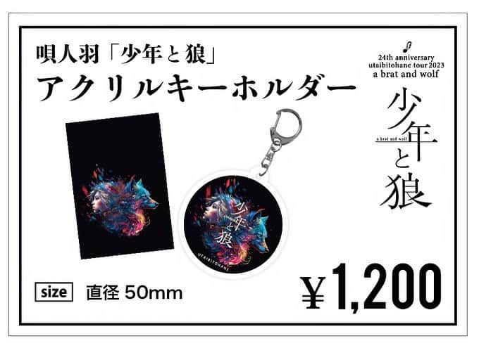 本多哲郎さんのインスタグラム写真 - (本多哲郎Instagram)「唄人羽　24th Anniversary NEW ALBUM『少年と狼』release全国ツアー  ツアーグッズ紹介3 今回はまとめて紹介致します。  ●唄人羽「少年と狼」サコッシュ ¥2300  ●唄人羽「少年と狼」ポストカードセット　白黒2枚入 ¥800  ●唄人羽「少年と狼」アクリルキーホルダー ¥1200  ●唄人羽「少年と狼」ステッカーセット　2枚入 ¥500  ●唄人羽「少年と狼」ピックセット　白ピック黒ピック2枚入 ¥600  久しぶりのリリースツアーですのでキーホルダー、ステッカー、サコッシュを作ってみました。 皆様、是非チェック宜しくお願い致します。」10月31日 22時09分 - hane_tetsu