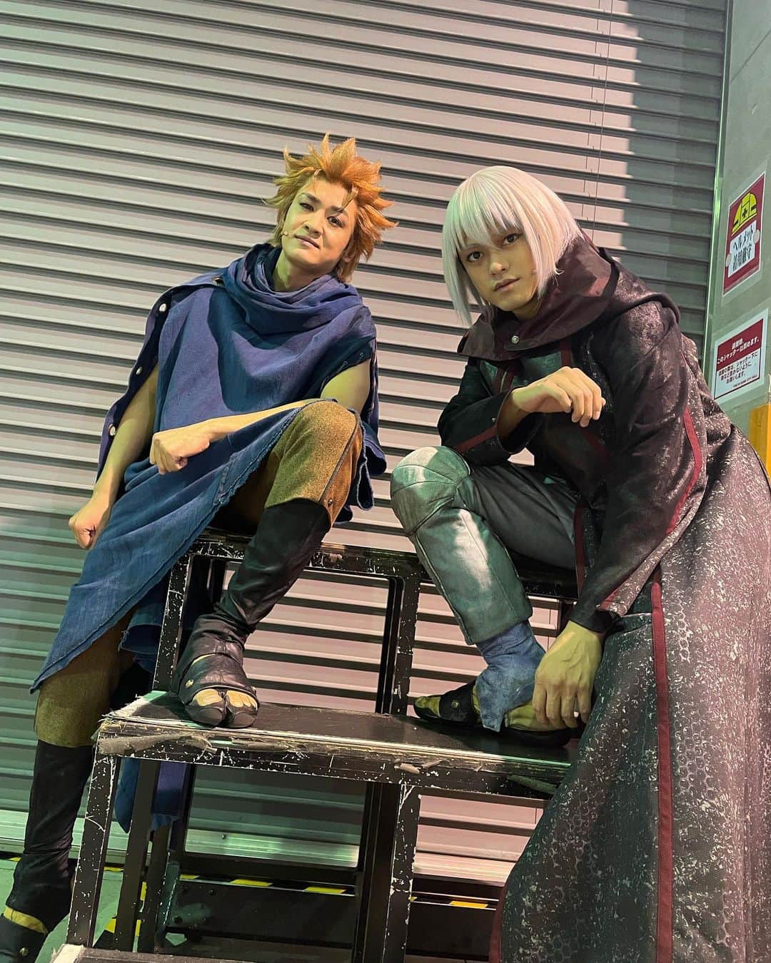 前田隆太朗のインスタグラム：「重吾と水月 #舞台NARUTO」