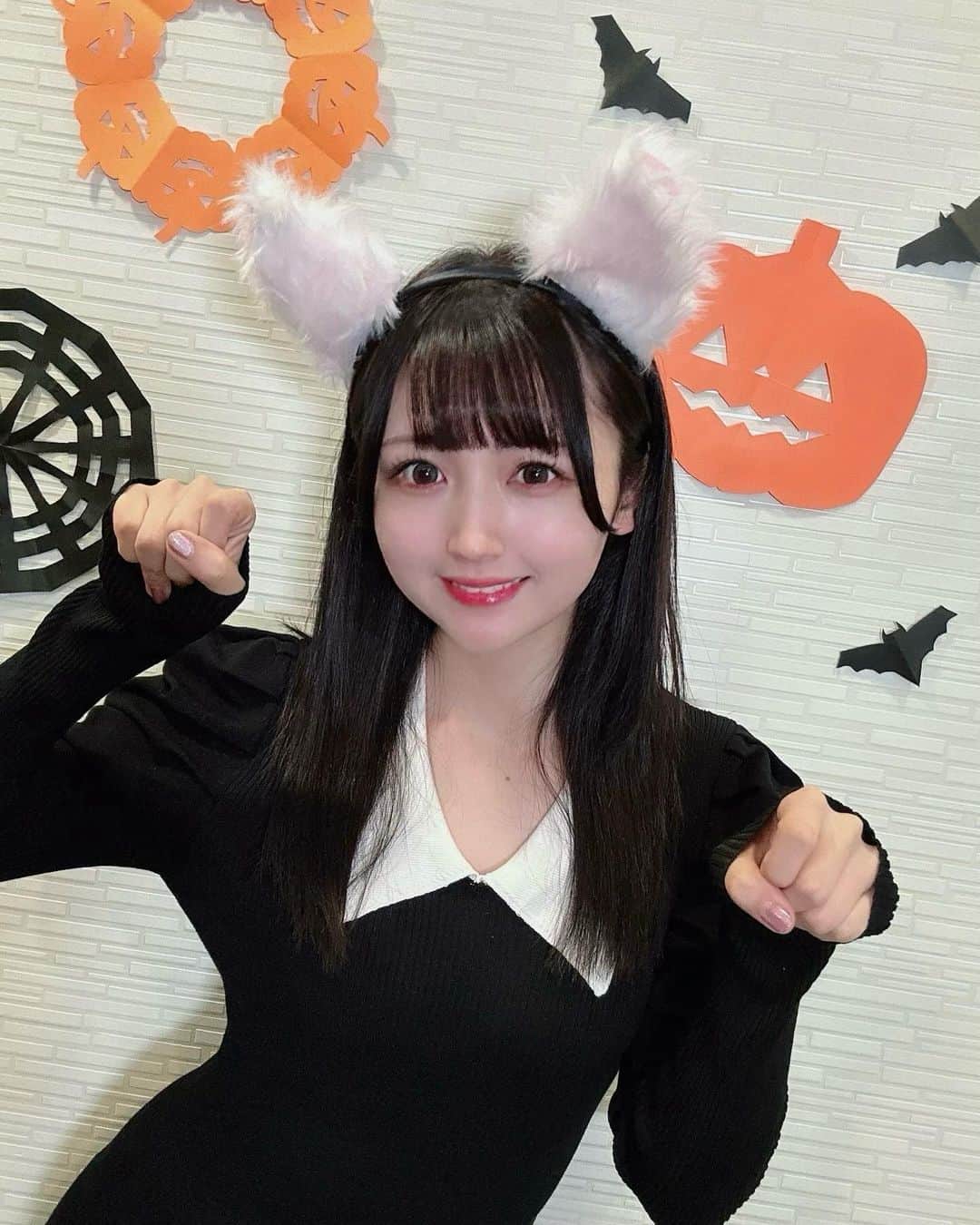 岡田夢以さんのインスタグラム写真 - (岡田夢以Instagram)「❤︎🎃 Happy Halloween 🐈‍⬛❤︎」10月31日 22時23分 - mei_okada0519