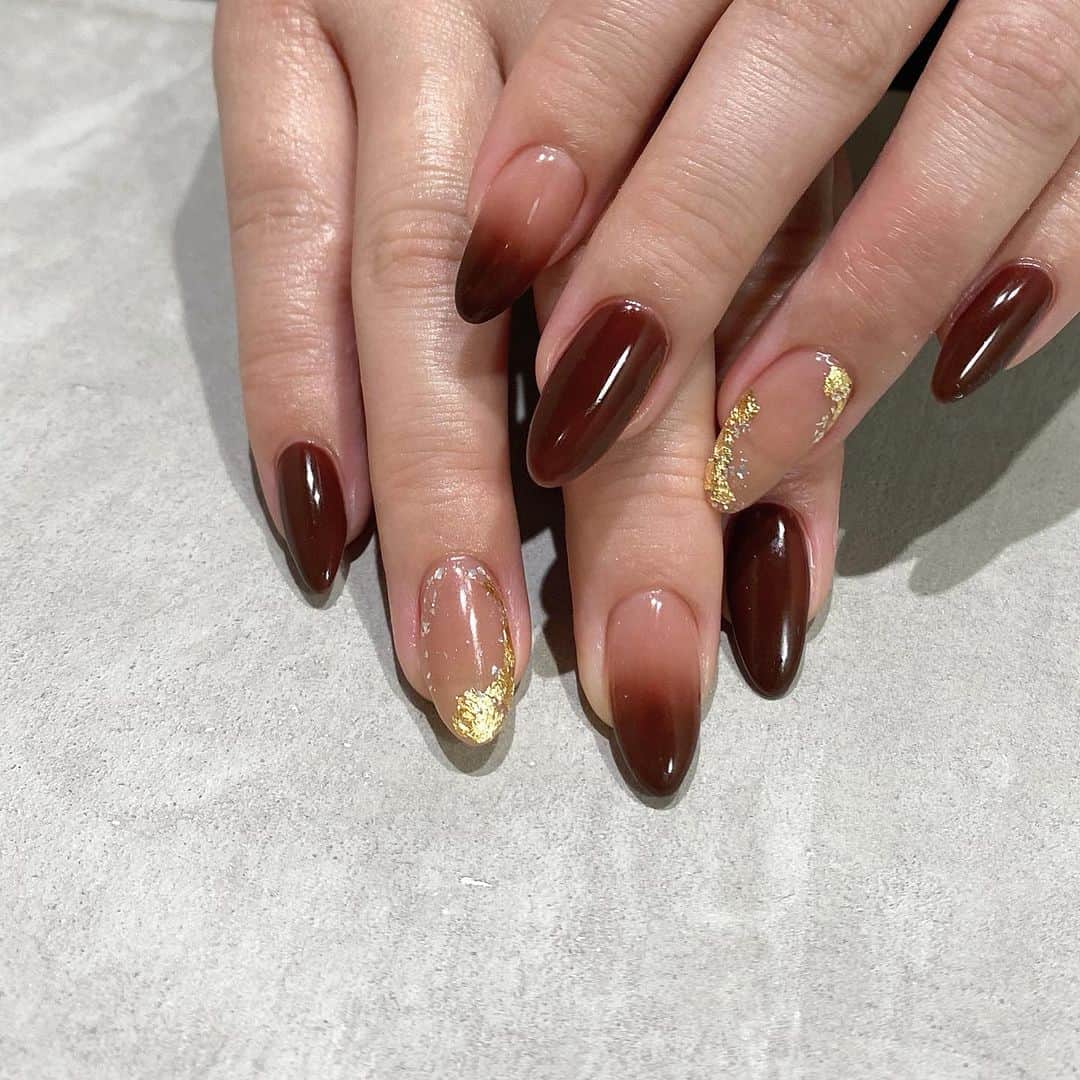 inthinkのインスタグラム：「⁡ ⁡ Ram brown 🍷 ⁡ designed by @inthink_akane.s  120min design course ⁡ ⁡ ＿＿＿＿＿＿＿＿＿＿＿＿＿＿＿＿＿＿＿＿ ⁡ ℡ 03-6418-5091 ⁡ 〒150-0001 東京都渋谷区神宮前6-23-6浅井ビル5F ⁡ inthink」