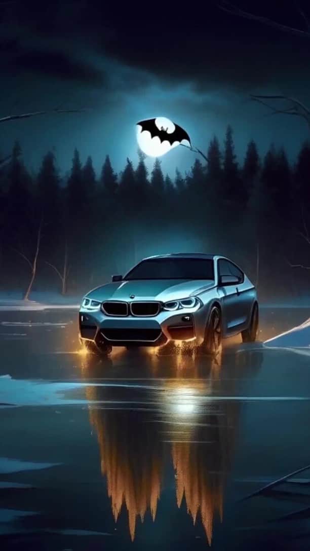 BMWのインスタグラム：「Trick or treat? ​  #BMW please 🎃​ #Halloween ​  Made using AI.」