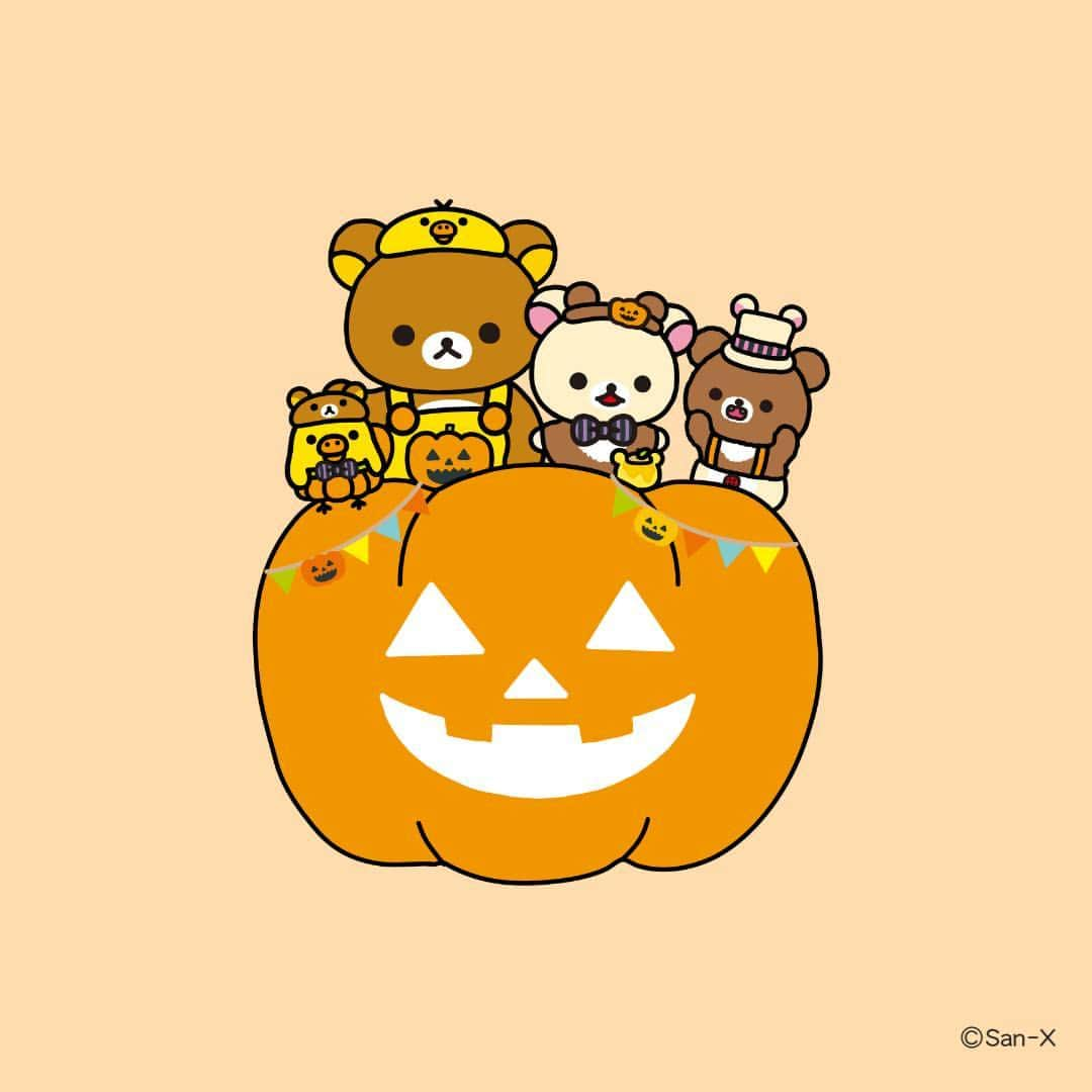 Rilakkuma US（リラックマ）のインスタグラム：「Gather 'round the pumpkin patch with Rilakkuma and friends for some Halloween magic! 🎃🐻👻 Let the festivities begin! 🌟🍂  #rilakkumaus #rilakkuma #sanx #sanxoriginal #kawaii #plush #plushies #リラックマ #サンエックス」