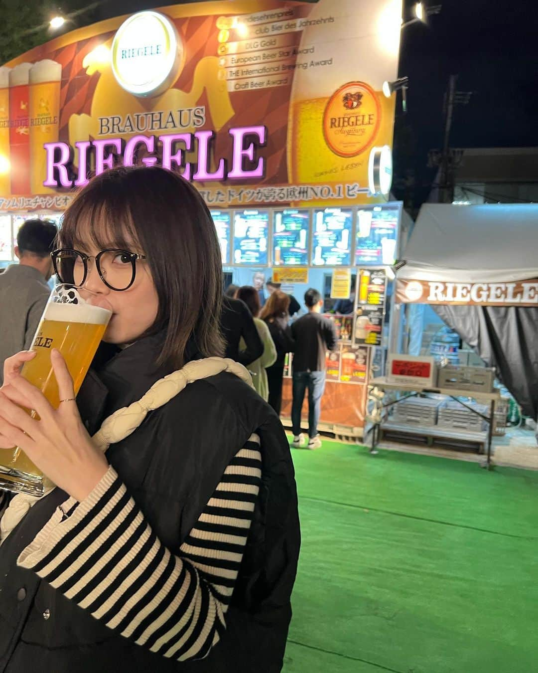 地頭江 音々のインスタグラム：「10月おわり   #octoberfest」