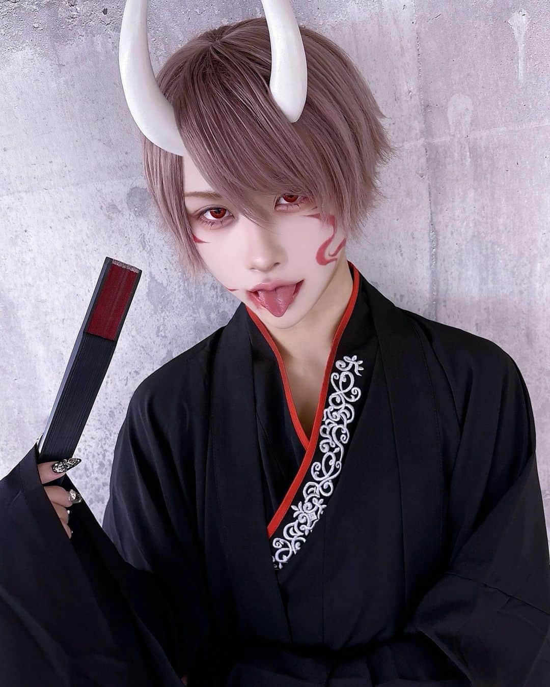 いちさんのインスタグラム写真 - (いちInstagram)「地獄へようこそ。  #halloween #idol #cosplay #japanesegirl #girl #selfie #instagood #アイドル #男装」10月31日 23時31分 - ichi_7cos