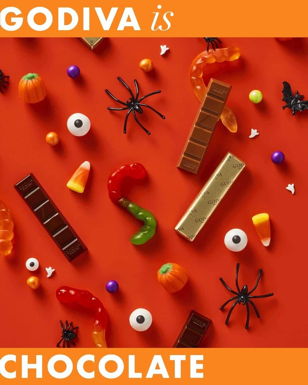 GODIVAのインスタグラム：「GODIVA is — spooky good — chocolate.   Free chocolate and dressing up = Best. Holiday. Ever. 🎃」