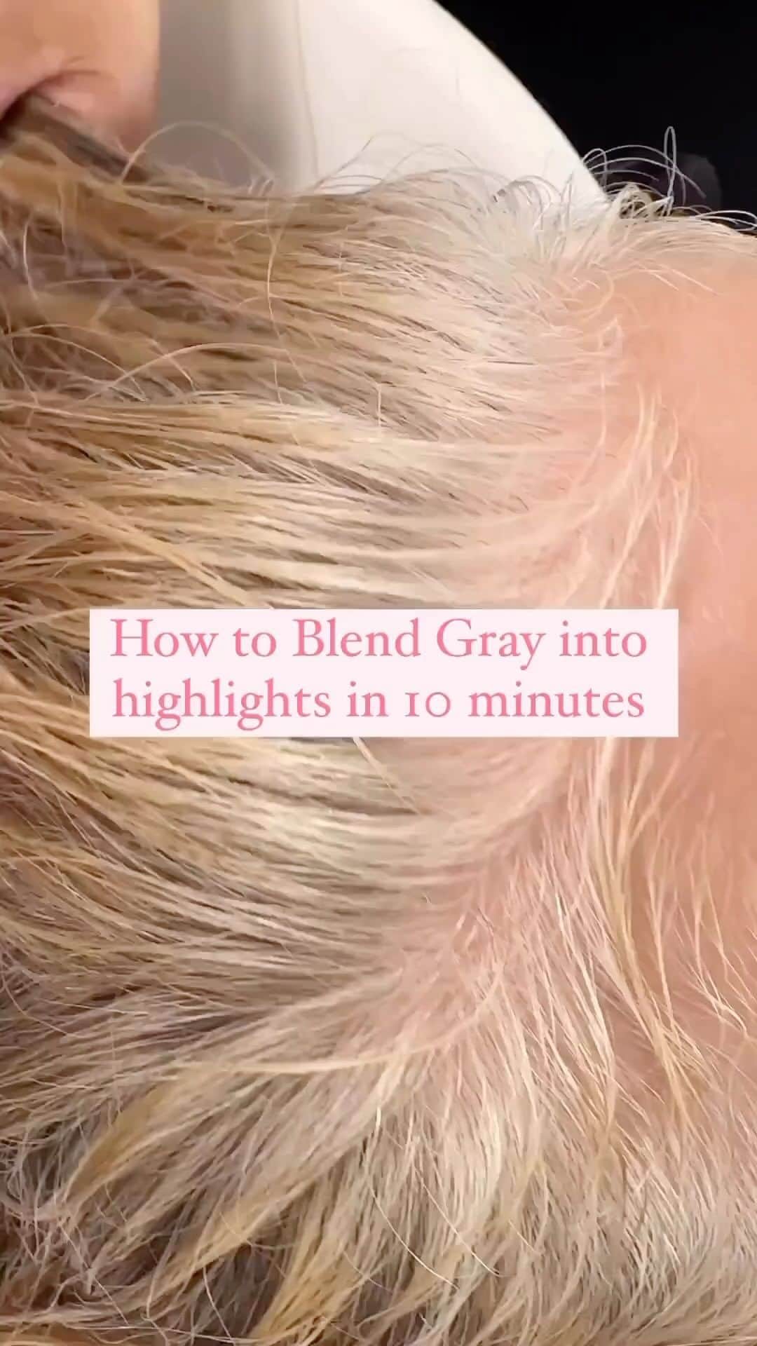 CosmoProf Beautyのインスタグラム：「Seamless gray blending tips with @mirellamanelli using @KenraProfessional.   CHECK OUT HER #KenraColor FORMULA! 👇🏽 ► Chunky Highlight Formula: Simply Blonde Ultra Lift Ice + Ultra Lift Natural + 40Vol ► Toner Formula: Studio Stylist Express 10N + 9G Perm + 30Vol ► Ending Formula: GV Rapid Toner Demi + 9Vol  Did you like the final look? Do you cover grays or would you blend them if you could?  Cosmo Prof is here to support your artistry. Visit us in-store or online at www.CosmoProfBeauty.com to shop the Kenra Professional line.   #CosmoProf #KenraProfessional #HairEducation #BehindTheChair #GrayCoverage #StylistHacks #SalonTips #HairEducator #HairClass #SalonEducation」