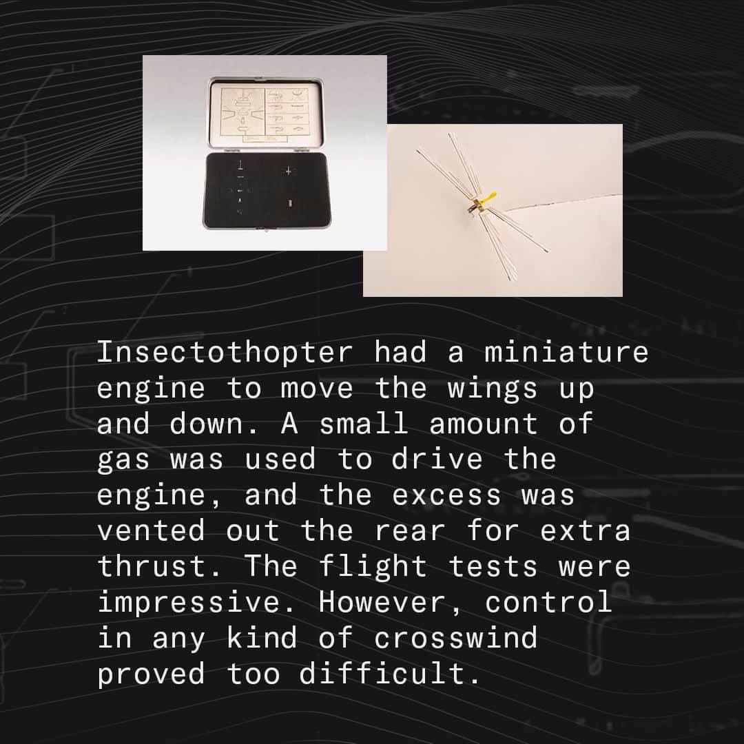CIAさんのインスタグラム写真 - (CIAInstagram)「Swipe to learn about #CIA's Artifact of the Week: Insectothopter.  #AOTW #HISTINT」11月1日 0時22分 - cia
