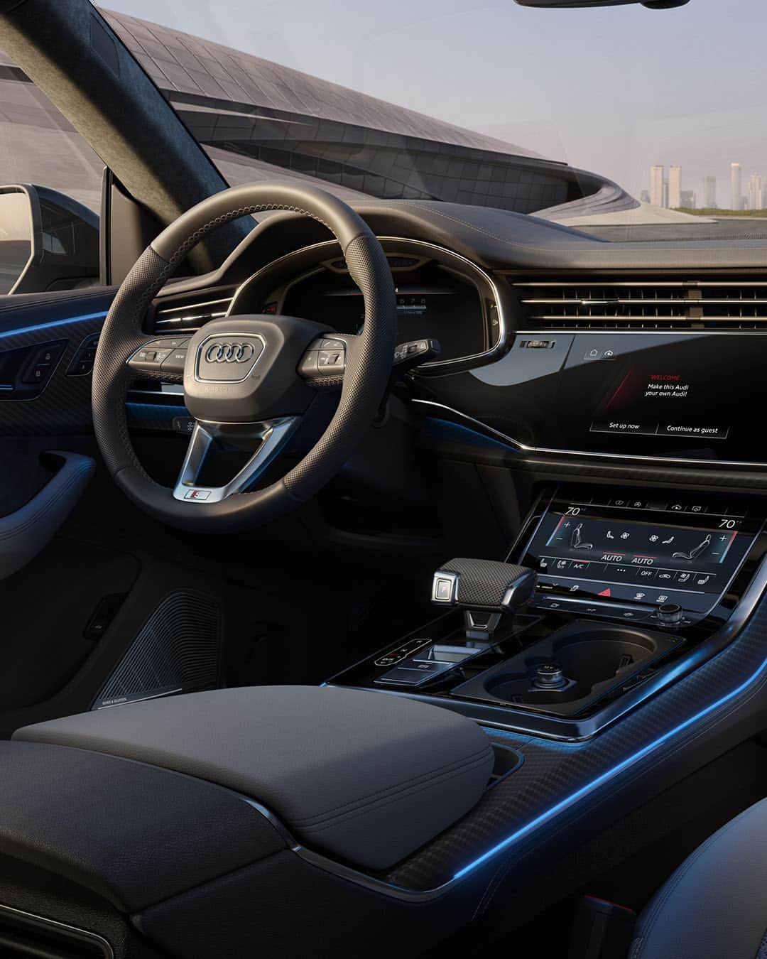 Audiさんのインスタグラム写真 - (AudiInstagram)「Everything stationed for innovation. Step inside the masterful 2024 Audi SQ8. Visit the link in our bio to learn more.」11月1日 0時30分 - audi