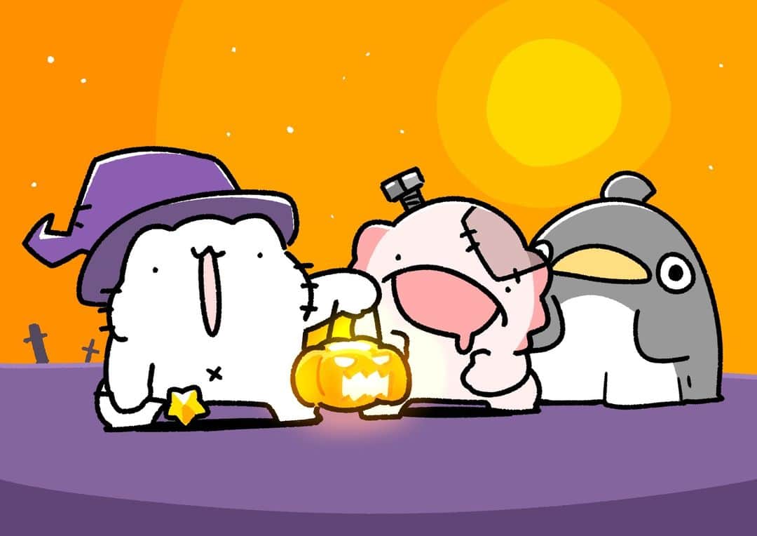 からめるさんのインスタグラム写真 - (からめるInstagram)「いたずら  #からめる #illustration #anime #cat #halloween」11月1日 0時31分 - purinharumaki_karameru