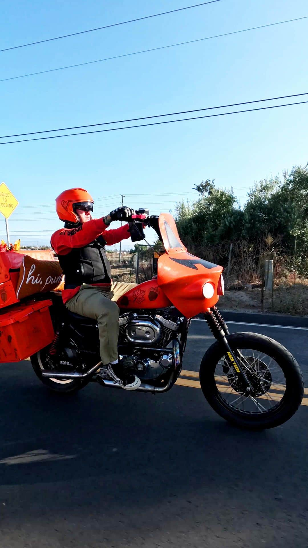 Harley-Davidsonのインスタグラム：「Tricks and treats 🎃​  @MarkTheButcher @RustyButcher​ #HarleyDavidson #Halloween」