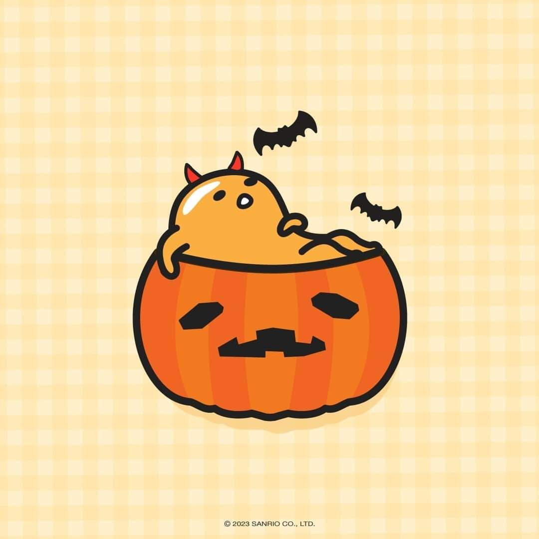 ぐでたまさんのインスタグラム写真 - (ぐでたまInstagram)「deviled egg... get it? 🎃」11月1日 1時02分 - gudetama