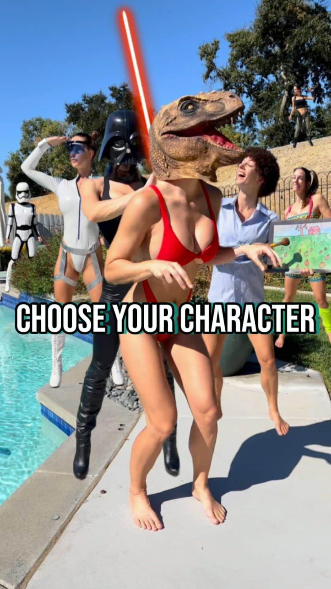 Janna Breslinのインスタグラム：「Choose your character 🤪  This was so much fun to make! Lol. To be honest though, this resembles my life a little too closely…  Jumping from athlete to homesteader to business owner… to archer to self-proclaimed IG comedian (apparently) 😂   My days are full of switching from one character to the next - but how else do we satisfy every side of our personality, right?   We all have our inner T-Rex, and may they receive just as much attention as our… well… more conventional sides 🤣  Remember, if you don’t fit neatly beneath a label, that’s a GOOD thing. Embrace it.   Your authenticity is badass. Hold onto that — Halloween or otherwise 😎  #Character #Funny #Inspiring #BeYourself」