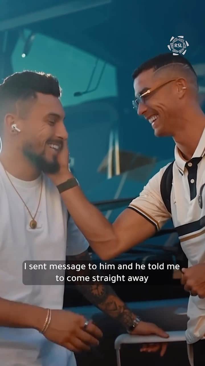 アレックス・ニコラオ・テレスのインスタグラム：「Alex Telles is loving linking back up with @cristiano at Al Nassr 🇧🇷🤝🇵🇹  #yallaRSL」