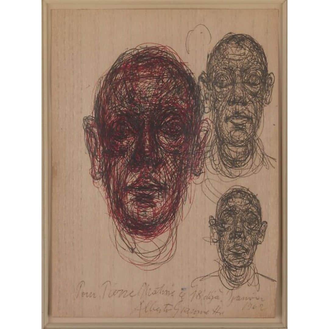 THE ROWのインスタグラム：「Alberto Giacometti; ‘Studies of Diego’, 1962」