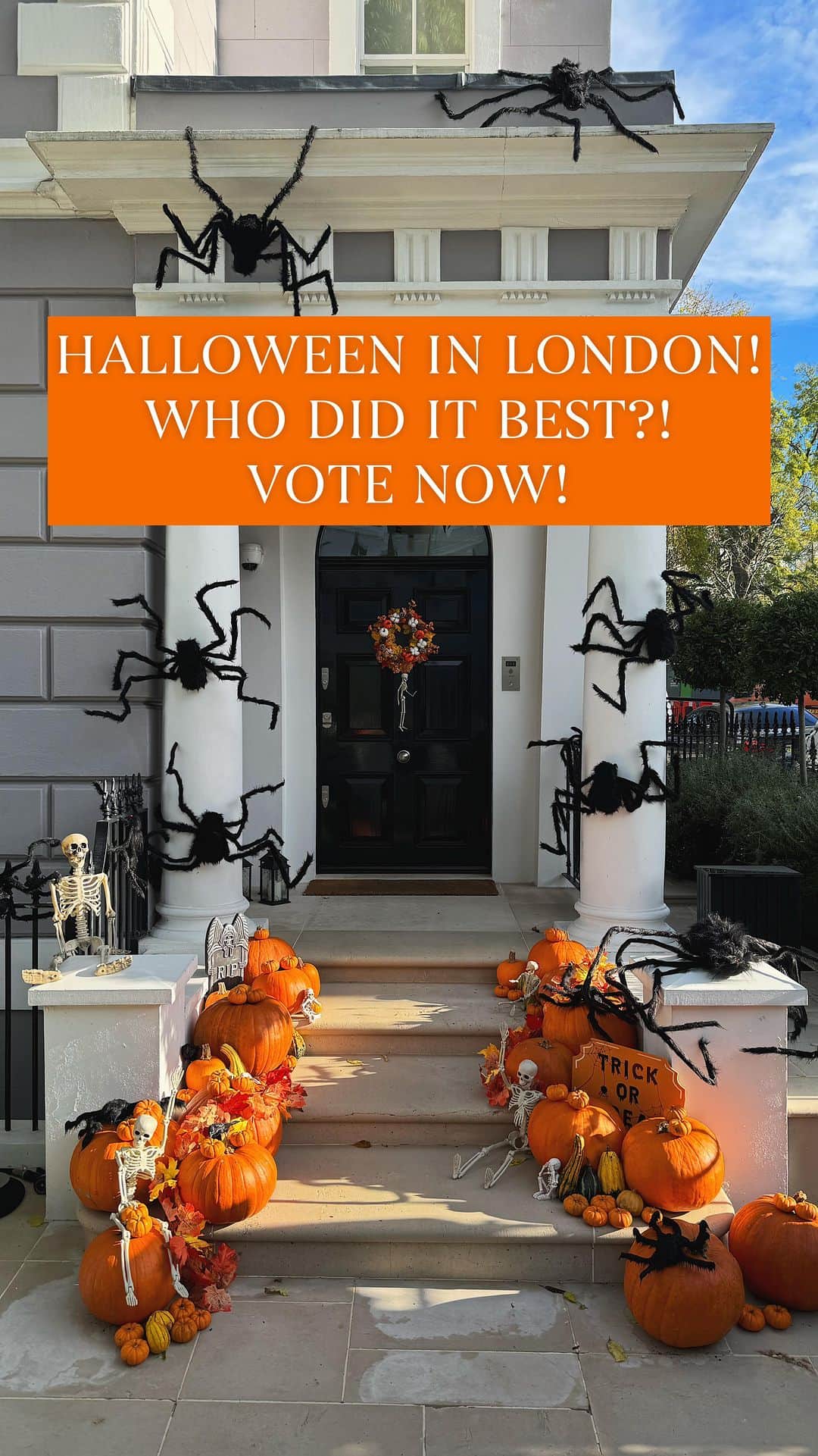 @LONDON | TAG #THISISLONDONのインスタグラム：「🎃 #Halloween in London! All these houses are in #NottingHill! 👻 BUT which house did it best?! VOTE NOW for houses 1 to 7 👇🏼👇🏼 And maybe we’ll drop off a bottle of champagne 🍾 to the house that wins! 🥂☺️❤️✨ Let’s go! 🙌🏼🙌🏼🙌🏼  🎥 @MrLondon  ___________________________________________  #thisislondon #lovelondon #london #londra #londonlife #londres #uk #visitlondon #british #🇬🇧 #whattodoinlondon #londonreviewed #halloweeninlondon」