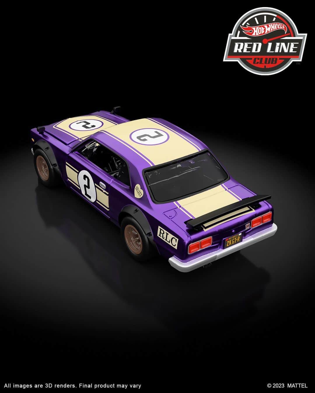 Hot Wheelsさんのインスタグラム写真 - (Hot WheelsInstagram)「You chose it, and we’re making it!  Covered in Spectraflame dark purple, with an opening hood and detailed engine, the 1972 Nissan Skyline H/T 2000GT-R is the perfect addition to your collection.   Available for pre-order till 11/13 at 9PM PT for Red Line Club members only. #HotWheels」11月1日 1時42分 - hotwheelsofficial
