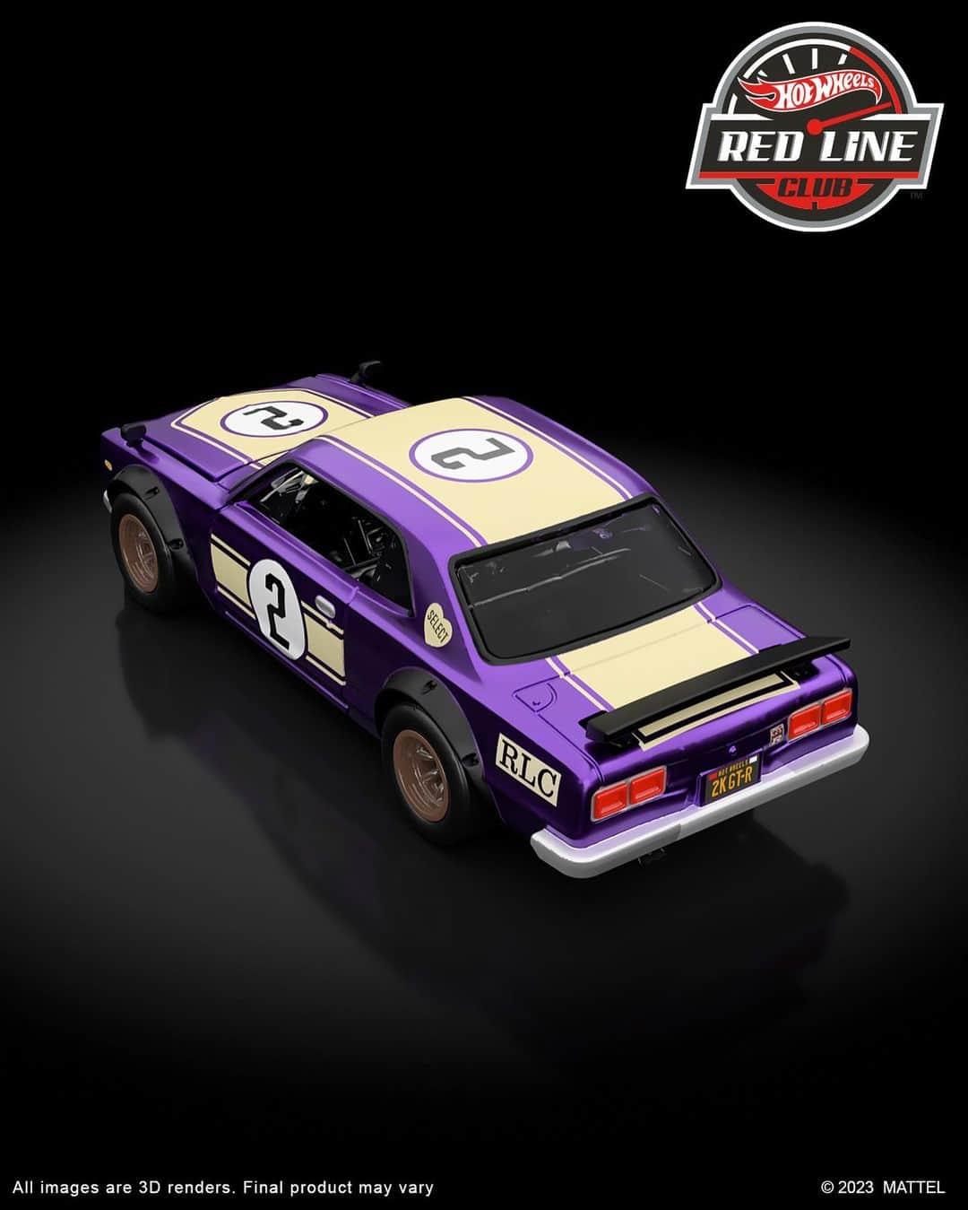 Hot Wheelsさんのインスタグラム写真 - (Hot WheelsInstagram)「You chose it, and we’re making it!  Covered in Spectraflame dark purple, with an opening hood and detailed engine, the 1972 Nissan Skyline H/T 2000GT-R is the perfect addition to your collection.   Available for pre-order till 11/13 at 9PM PT for Red Line Club members only. #HotWheels」11月1日 1時42分 - hotwheelsofficial