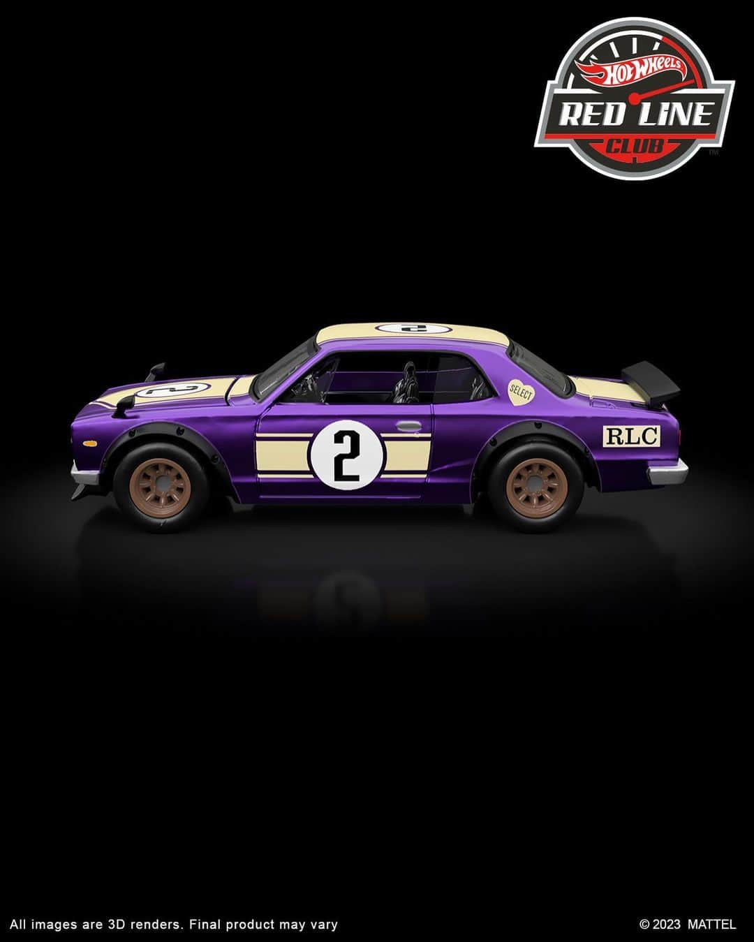 Hot Wheelsさんのインスタグラム写真 - (Hot WheelsInstagram)「You chose it, and we’re making it!  Covered in Spectraflame dark purple, with an opening hood and detailed engine, the 1972 Nissan Skyline H/T 2000GT-R is the perfect addition to your collection.   Available for pre-order till 11/13 at 9PM PT for Red Line Club members only. #HotWheels」11月1日 1時42分 - hotwheelsofficial