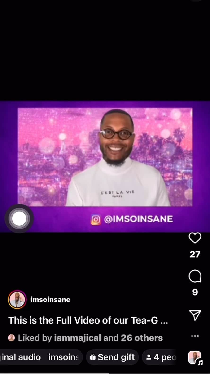 クラウディア・ジョーダンのインスタグラム：「Oh I gotta post this last part cause they put so much effort into this video and it made my day! Getting spoofed is the ultimate compliment! Watch Tea-GIF Mondays-Fridays on the Fox Soul YouTube channel live! 5pm on the west coast/ 7pm@central/8pm on the east coast! Join the chat or watch us on your smart TVs !!」