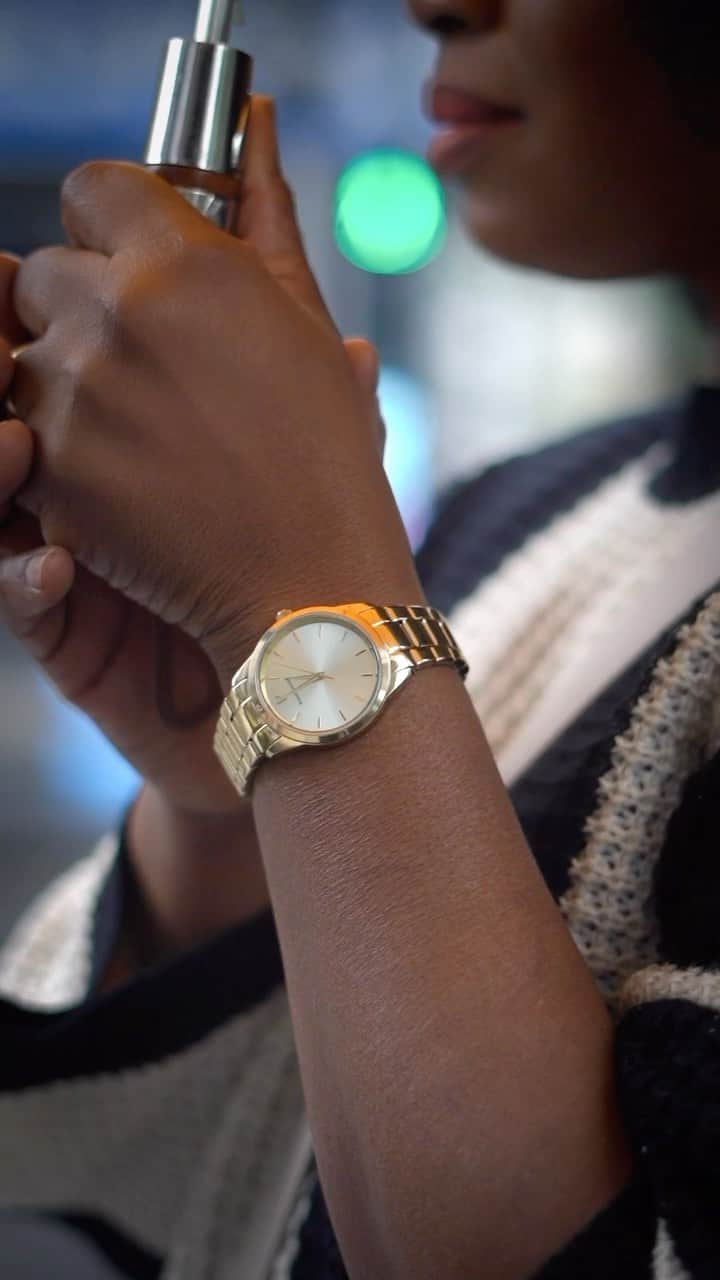 ピエールラニエのインスタグラム：「Flâner …. La ROXANE, nouvelle collection @pierre_lannier ⌚️  Captation 🎥 @kseniafishmen   #collaborationcommerciale #montre」
